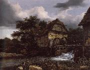 Two Water Mills and an Open Sluice Jacob van Ruisdael
